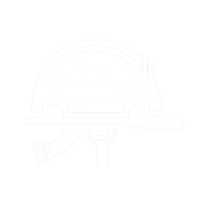 Hard hat icon representing safety at our Van Nuys scrapyard