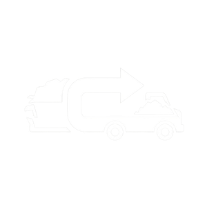 Tow truck icon representing scrap metal transport services